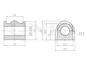Rear stabilizer bushing photo