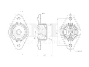 Rear shock absorber mount photo