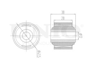 Rear beam silent block photo