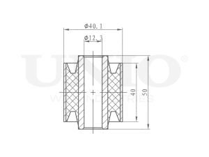 Outer front lower control arm silent block photo