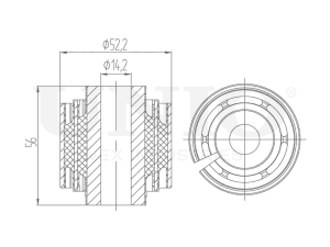 Outer front lower control arm silent block photo