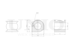 Front stabilizer bushing photo