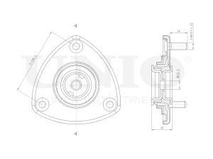Front shock absorber mount photo