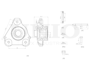 Left front shock absorber mount photo