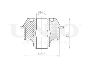 Front lower control arm silent block photo