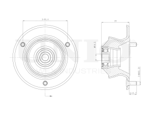 Front shock absorber mount photo