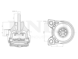 Engine mount right photo