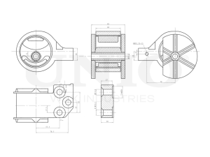 Опора двигателя правая photo