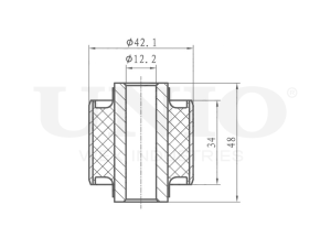 Rear transverse link silent block photo