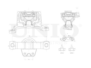 картинка Опора двигателя правая от UNIO