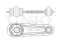 Lower transmission mount thumb
