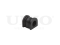 Front stabilizer bushing thumb