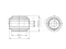Rear upper transverse control arm bushing thumb
