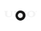 Rear shock absorber bushing thumb