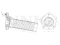 Left rear shock absorber mount thumb