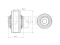 Inner rear transverse link silent block thumb