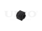Front stabilizer bushing thumb