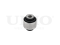 Outer rear upper control arm bushing thumb