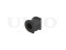 Front stabilizer bushing thumb