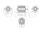 Rear lower trailing arm bushing thumb