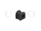 Front stabilizer bushing thumb