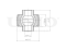 Rear front lower control arm silent block thumb