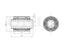 Inner rear lower control arm bushing thumb