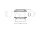 Front front lower control arm bushing thumb