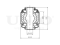 Floating lower rear spindle bushing thumb