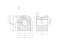 Front stabilizer bushing thumb