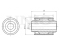Outer rear transverse link silent block thumb