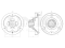 Front shock absorber mount thumb