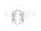Rear longitudinal arm silent block thumb
