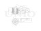 Right rear beam silent block thumb