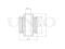 Inner rear lower control arm silent block thumb