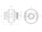 Rear front lower control arm silent block thumb