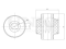 Inner front lower control arm silent block thumb