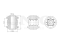 Front front lower control arm bushing thumb