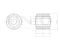 Inner rear transverse link silent block thumb