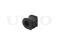 Front stabilizer bushing thumb