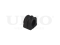Front stabilizer bushing thumb