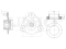 Front shock absorber mount thumb