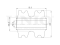 Rear longitudinal link silent block thumb