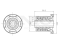 Rear front lower control arm silent block thumb