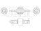 Inner rear transverse link silent block thumb
