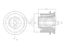 Front rear longitudinal arm silent block thumb
