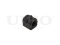 Front stabilizer bushing thumb