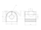 Front stabilizer bushing thumb