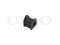 Front stabilizer bushing thumb