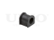 Front stabilizer bushing thumb